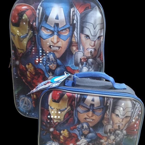 Marvel Other Marvel Avengers Assemble Backpack And Lunchbox Poshmark
